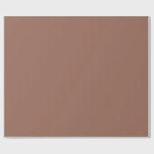 Desaturated Dark Brown Summer Fall Trending Color Cadeaupapier (Vlak)