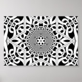 desaturatie nasynchronisch fractal poster (Voorkant)