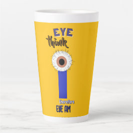 Descartes Eyes Latte Mok