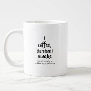 Descartes Koffie Filosofie Twist Grote Koffiekop