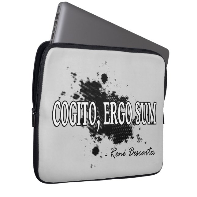 Descartes Laptop Sleeve (Voorkant Rechts)