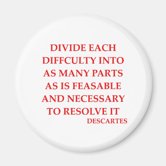 DESCARTES-offerte Magneet (Voorkant)