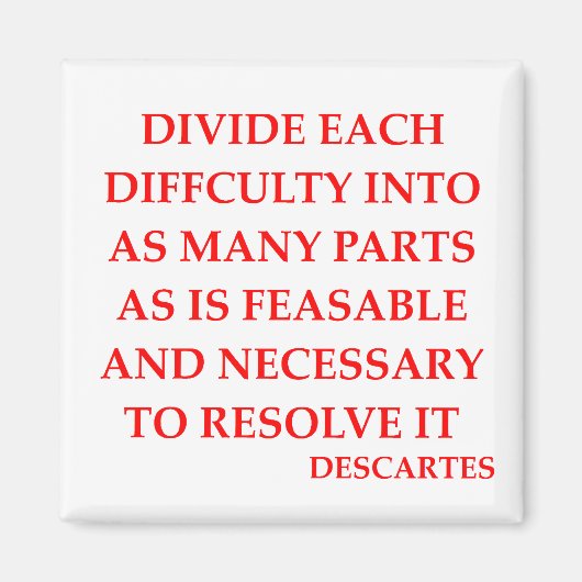 DESCARTES-offerte Magneet (Voorkant)