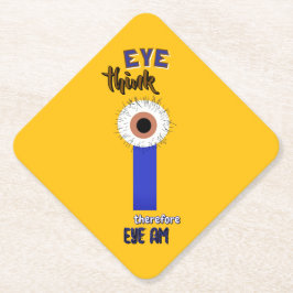 Descartes Ogen Kartonnen Onderzetters