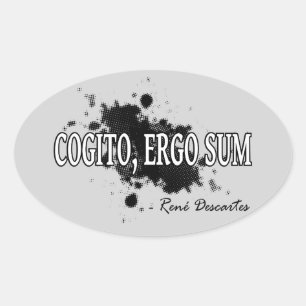 Descartes Ovale Sticker
