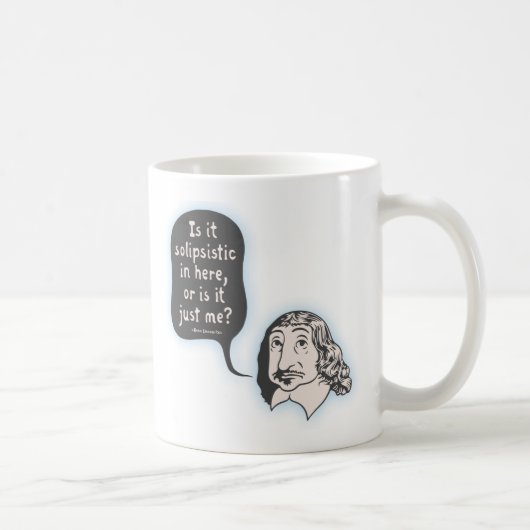 Descartes Solipsistic Koffiemok (Rechts)