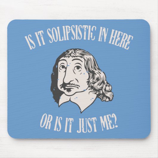 Descartes Solipsistic Muismat (Voorkant)