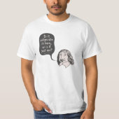 Descartes Solipsistic T-shirt (Voorkant)