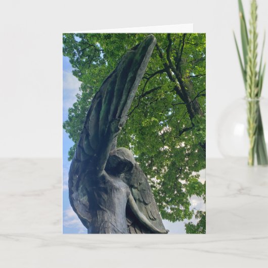 “Descension of Shelter” Condoleancekaart Kaart (Voorkant)