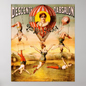 DESCENTE D'ABSALON Miss Siena Acrobat Circus Poster (Voorkant)