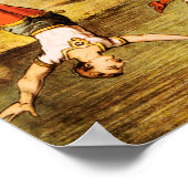 DESCENTE D'ABSALON Miss Siena Acrobat Circus Poster (Hoek)