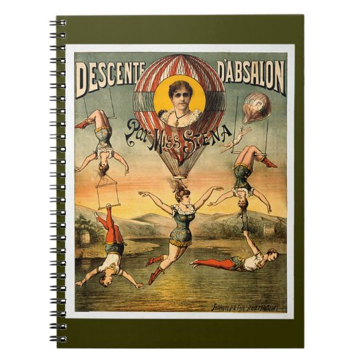 Descente d'Absalon par Miss Stena  Circus Notitieboek (Voorkant)