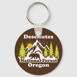 Deschutes Nationaal Bos Oregon Sleutelhanger