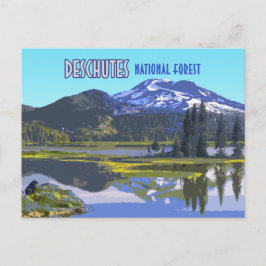 Deschutes National Forest Oregon  Briefkaart