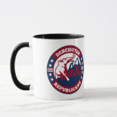 Deschutes Republicans 2023 NEW Logo Coffee Cup Mok (Links)