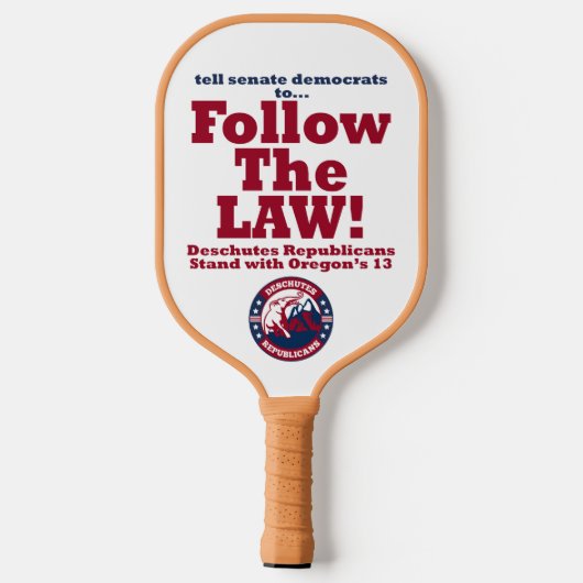 Deschutes Republikeinen Pickleball Paddle (Achterkant)