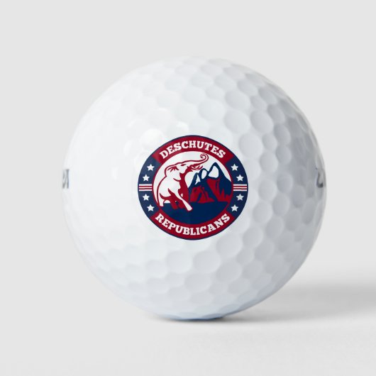 Deschutes Republikeinen Wilson Golf Balls NEW LOGO Golfballen (Voorkant)
