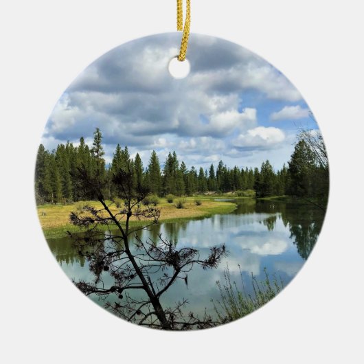 Deschutes River, OF Keramisch Ornament (Voorkant)