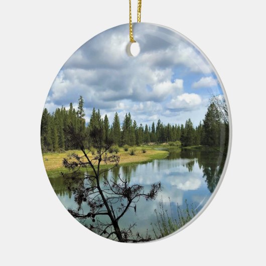 Deschutes River, OF Keramisch Ornament (Links)