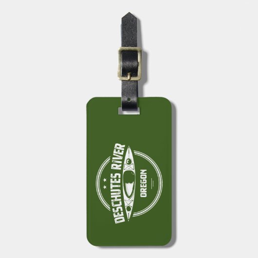 Deschutes River Oregon Bagagelabel (Voorkant verticaal)