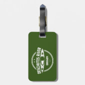 Deschutes River Oregon Bagagelabel (Achterkant verticaal)