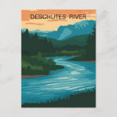 Deschutes River Oregon Briefkaart (Voorkant)