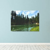 Deschutes River Oregon Canvas Afdruk (Insitu (Houten vloer))