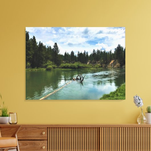 Deschutes River Oregon Canvas Afdruk (Insitu (Woonkamer))