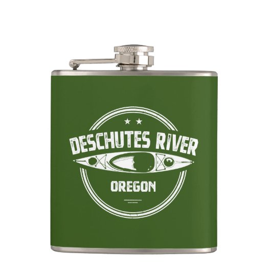 Deschutes River Oregon Heupfles (Voorkant)