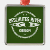 Deschutes River Oregon Metalen Ornament (Voorkant)