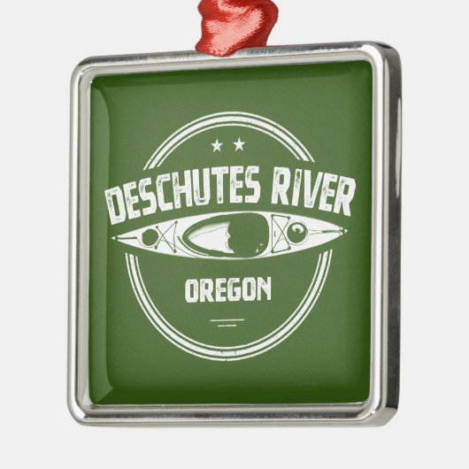 Deschutes River Oregon Metalen Ornament (Links)