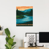 Deschutes River Oregon Poster (Thuiskantoor)