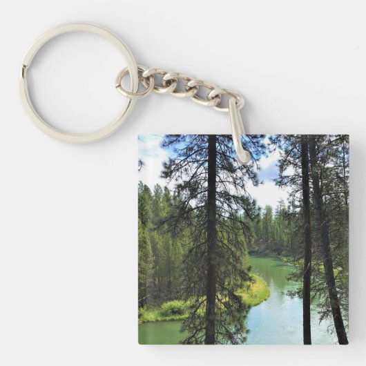 Deschutes River Oregon Sleutelhanger (voorkant)