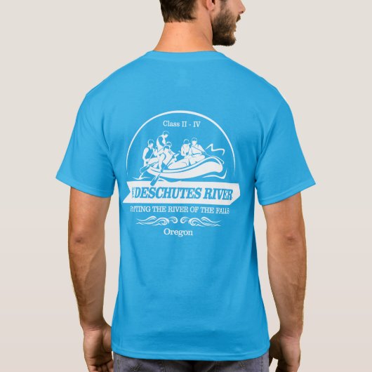 Deschutes River (rafting2) T-shirt (Achterkant)