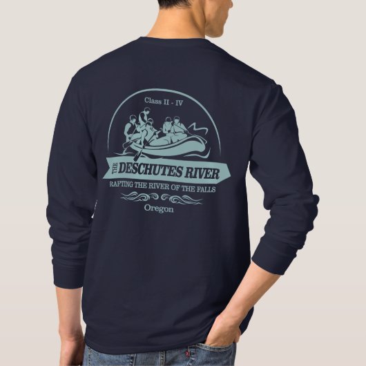Deschutes River (rafting2) T-shirt (Achterkant)