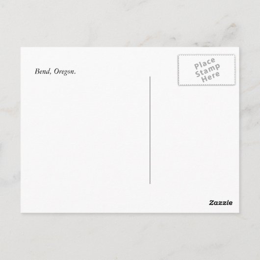 Deschutes River Uitzicht Briefkaart (Achterkant)