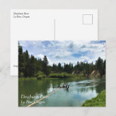 Deschutes rivier, Oregon ansichtkaart Briefkaart (Voorkant / Achterkant)