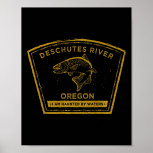 Deschutes Rivier Oregon Premium Fly Fishing Poster