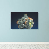 Descloizite op calciet canvas afdruk (Insitu (Houten vloer))