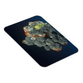 Descloizite op calciet magneet (Rechterzijde)