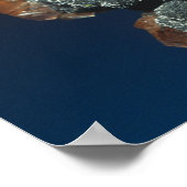 Descloizite op calciet poster (Hoek)