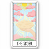 DeScoby-TarotCards-Vinyl Sticker (Voorkant)