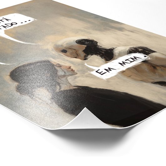 Desconectado (com frase) foto afdruk (Hoek)