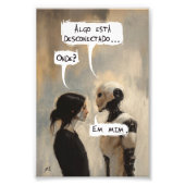 Desconectado (com frase) foto afdruk (Voorkant)