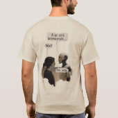Desconectado (com frase) Verso T-shirt (Achterkant)