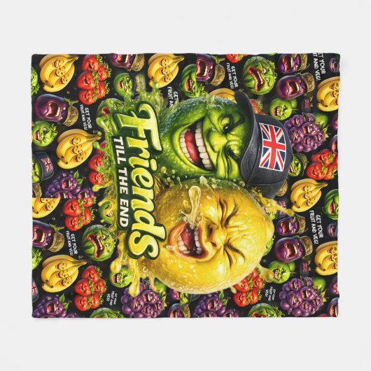 Description Fleece Deken (Voorkant (Horizontaal))