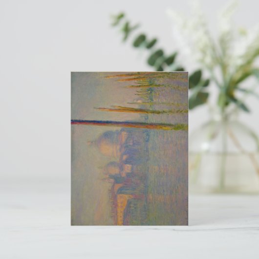 Description Grand Canal, Venice, 1908, door Claude Briefkaart (Staand voorkant)