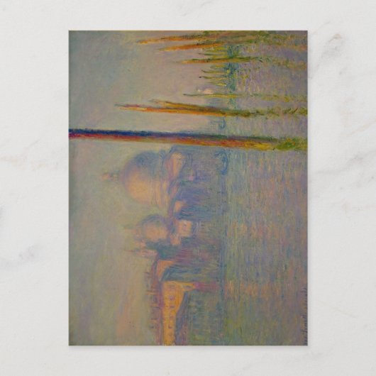 Description Grand Canal, Venice, 1908, door Claude Briefkaart (Voorkant)