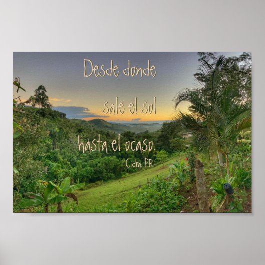 Desde Donde Sale el Sol Hasta el Ocaso #2 Poster (Voorkant)