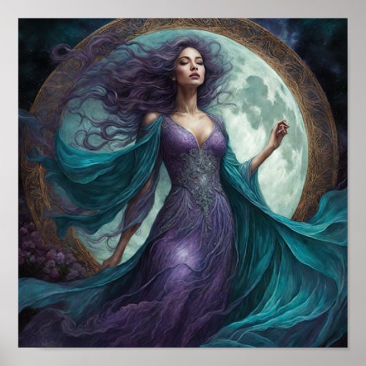 Desdemona A Moon Goddess Poster (Voorkant)